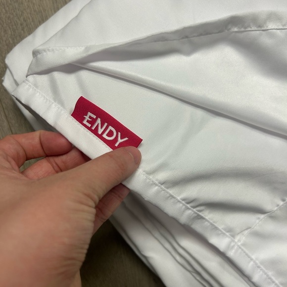 Endy White Queen Size Flat Sheet- Brand New - Picture 2 of 4